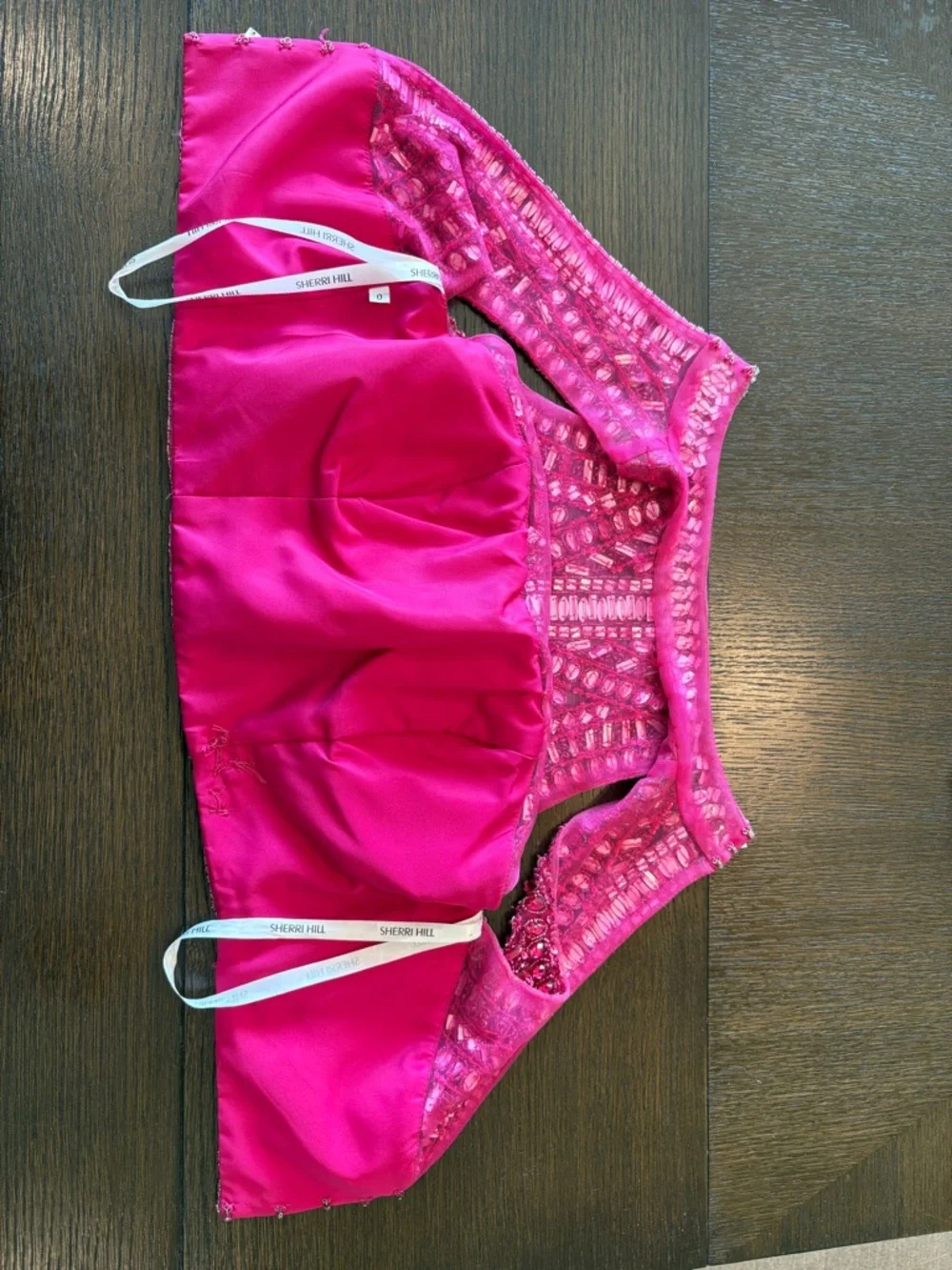 Sherri Hill Pink Two-Piece Formal Dress (size 0) - Picture 8 of 12